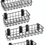 Slatwall Baskets MENEONE Carbon Steel L‑Shaped Set-0