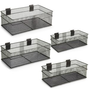 Barydat Slatwall Basket Storage Organizer Industrial Use-0