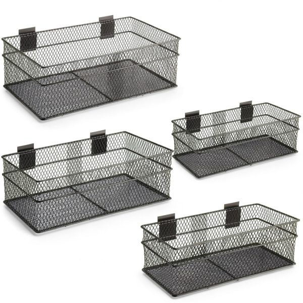 Barydat Slatwall Basket Storage Organizer Industrial Use-0