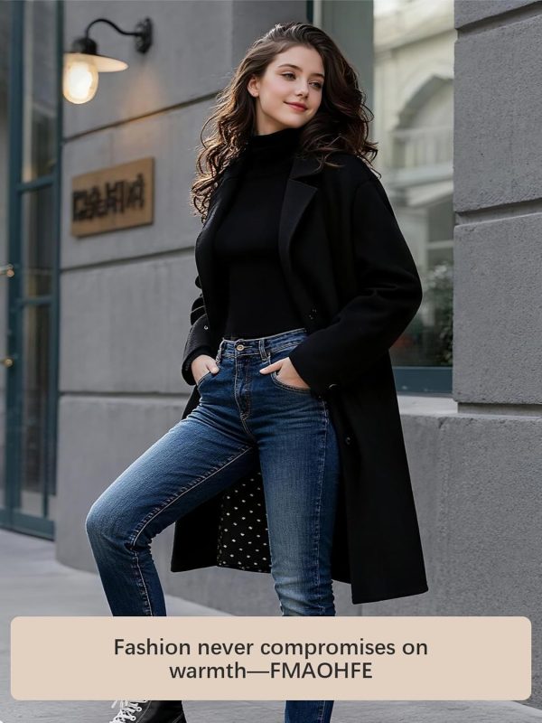 Women Turtleneck Sweater Soft Warm High Elastic Fabric-2