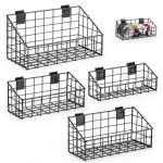 Slatwall Basket Vesici Vinyl Steel Wall Storage-0
