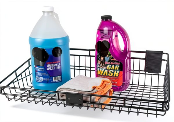 HandiWall Steel Basket Garage Storage Slatwall Organizer-1