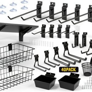 Truxwal Slatwall Accessories Heavy Duty Steel 40 Pack-0