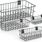 Hicarer Slatwall Baskets Steel Storage Organizers Multi-0