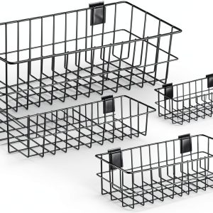 Hicarer Slatwall Baskets Steel Storage Organizers Multi-0