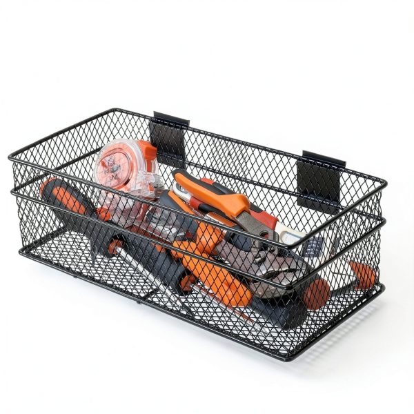 Barydat Slatwall Basket Storage Organizer Industrial Use-2