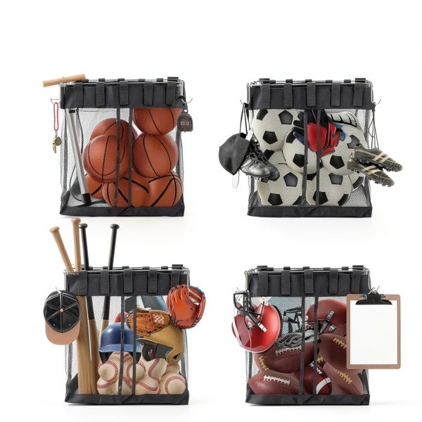Slatwall Mesh Basket Froidesente Nylon Storage-3
