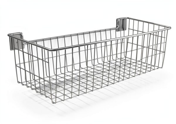 Crownwall Steel Storage Baskets Modern Rectangular Design-4