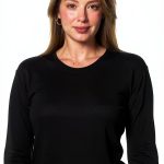 Merino Wool Base Layer Womens Shirt Soft Moisture Wicking-0