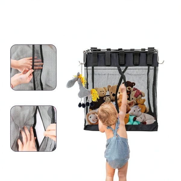 Slatwall Mesh Basket Froidesente Nylon Storage-4