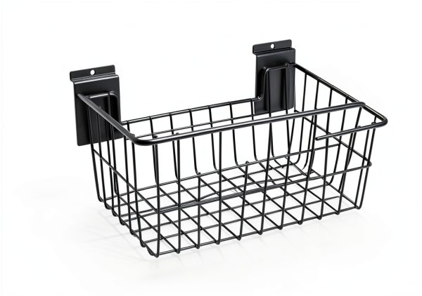ATOOLA Slatwall Basket Metal Heavy Duty Garage Storage-3