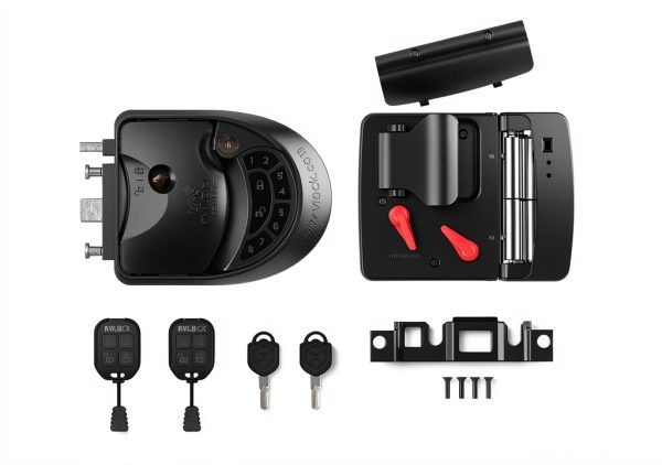 RVLock Charter Keyless RV Lock Black Modern-5