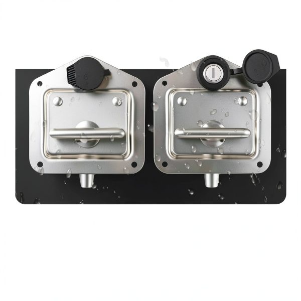 Tutor Auto Stainless Steel Trailer Door Latch Lock-3