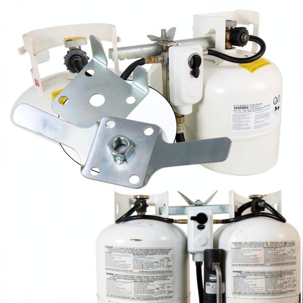 RV Propane Tank Lock scottchen PRO Zinc Wingnut-6