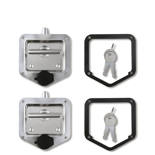 Tutor Auto Stainless Steel Trailer Door Latch Lock-8