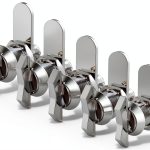 PAULINN Chrome Cam Lock 5 Piece Set Waterproof-0