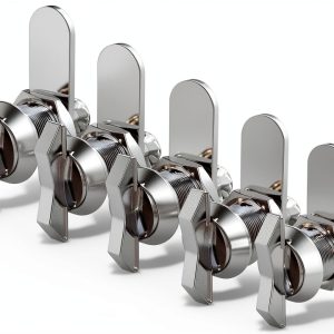 PAULINN Chrome Cam Lock 5 Piece Set Waterproof-0