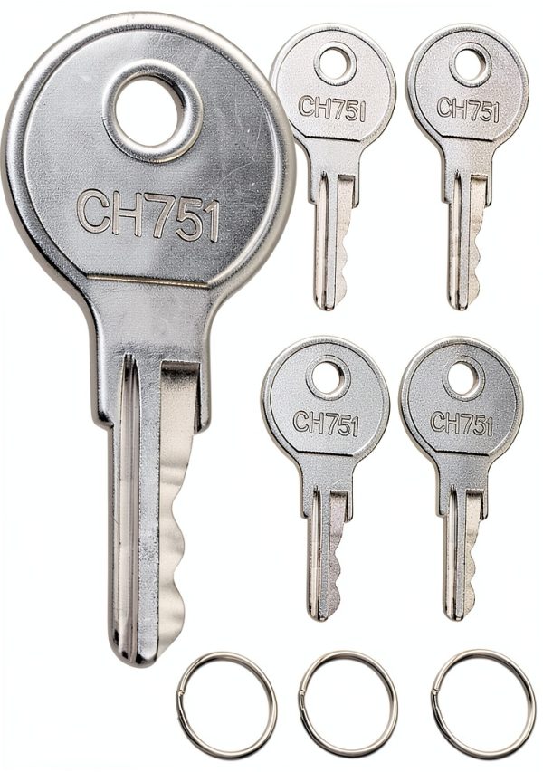 ANCKNE RV Lock Key Set Stainless Steel Modern-0
