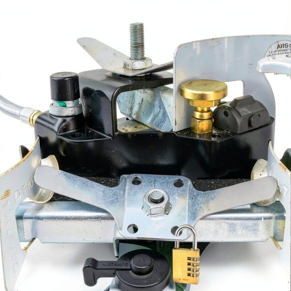 RV Propane Tank Lock scottchen PRO Zinc Wingnut-4