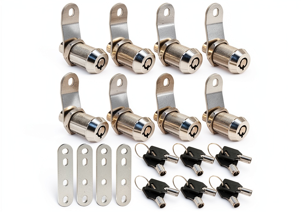 Duraaamo RV lock package showing lock plates and keys