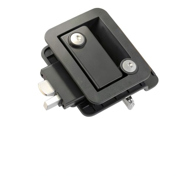 Marvelity RV Door Lock Black Nylon Deadbolt Weather Resistant-4