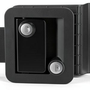 Marvelity RV Door Lock Black Nylon Deadbolt Weather Resistant-0
