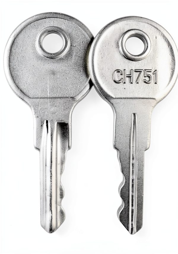Gradora CH751 Portable Alloy Steel RV Key Set 8 Silver Keys-4
